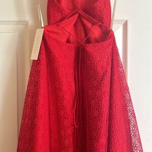 Jenny Yoo Collection Red Lace Party Dress❤️💃
